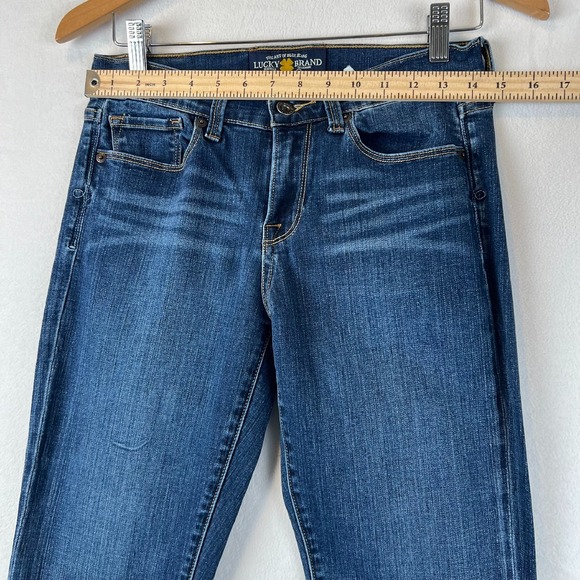 Lucky Brand Sofia Bootcut Jeans Dark Wash Denim Classic Style Womens 4 27 - Picture 9 of 13